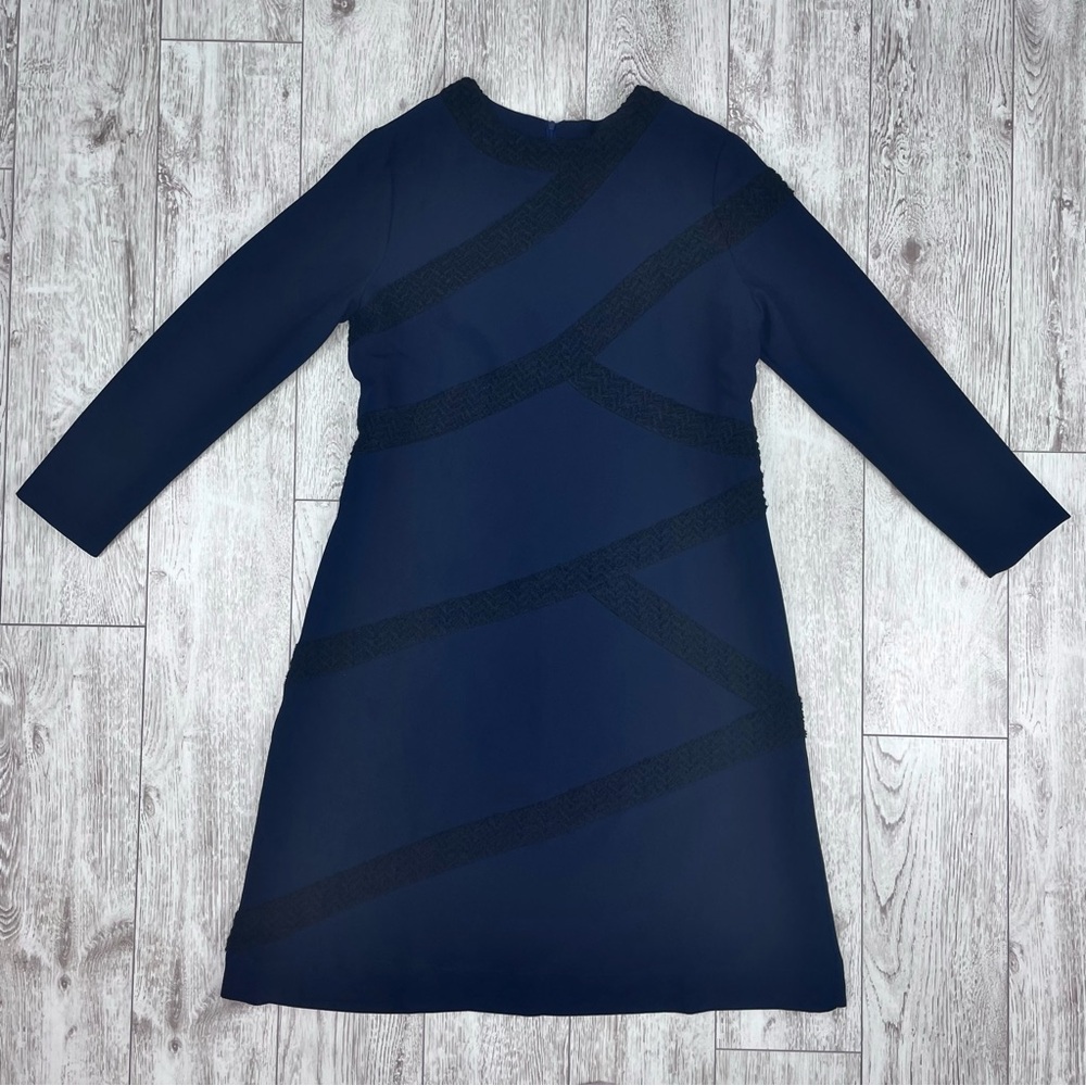 MARLOWE L Elegant Navy Blue Dress